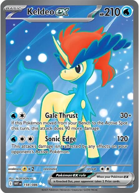 Keldeo ex (159/086) [Scarlet & Violet: White Flare] | Clutch Gaming