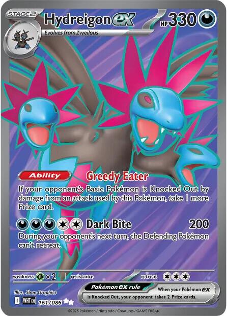 Hydreigon ex (161/086) [Scarlet & Violet: White Flare] | Clutch Gaming