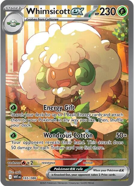 Whimsicott ex (165/086) [Scarlet & Violet: White Flare] | Clutch Gaming