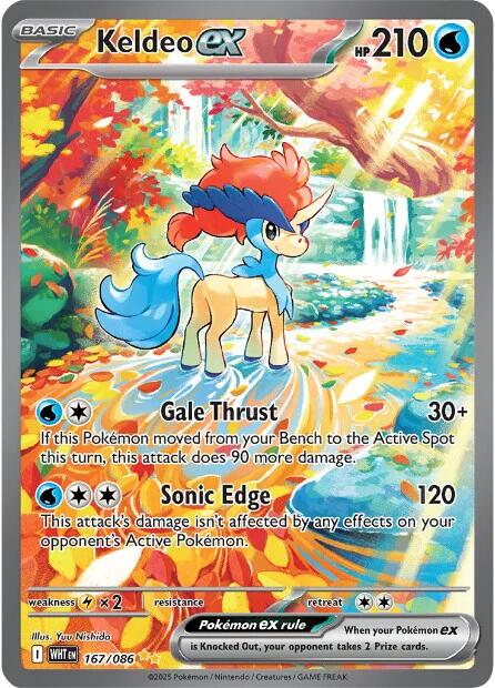 Keldeo ex (167/086) [Scarlet & Violet: White Flare] | Clutch Gaming