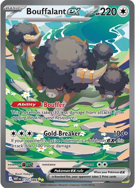 Bouffalant ex (170/086) [Scarlet & Violet: White Flare] | Clutch Gaming