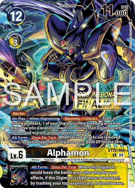 Alphamon [BT20-056] (Regionals 25-26 Season 2 Finalist) [Release Special Booster Ver.2.0] | Clutch Gaming