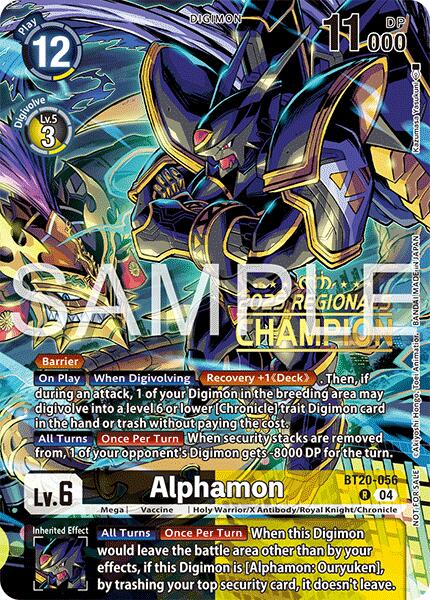 Alphamon [BT20-056] (Regionals 25-26 Season 2 Champion) [Release Special Booster Ver.2.0] | Clutch Gaming
