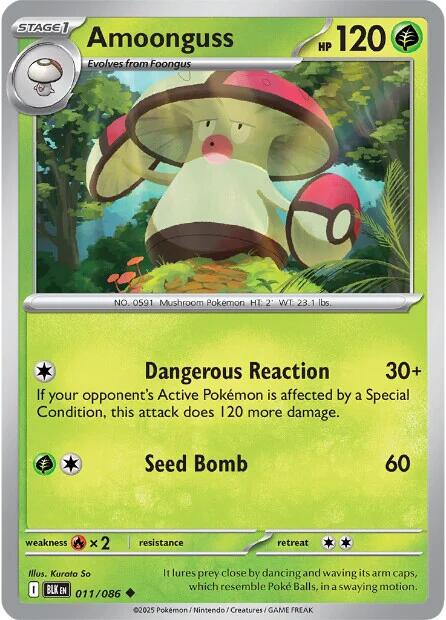 Amoonguss (011/086) [Scarlet & Violet: Black Bolt] | Clutch Gaming