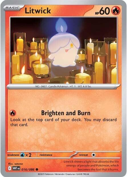 Litwick (016/086) [Scarlet & Violet: White Flare] | Clutch Gaming