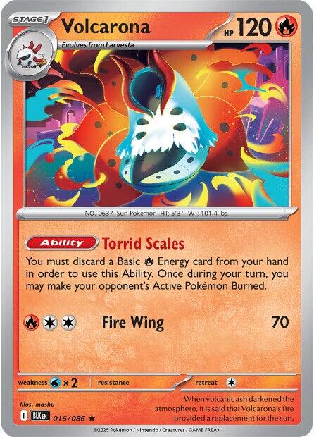 Volcarona (016/086) [Scarlet & Violet: Black Bolt] | Clutch Gaming