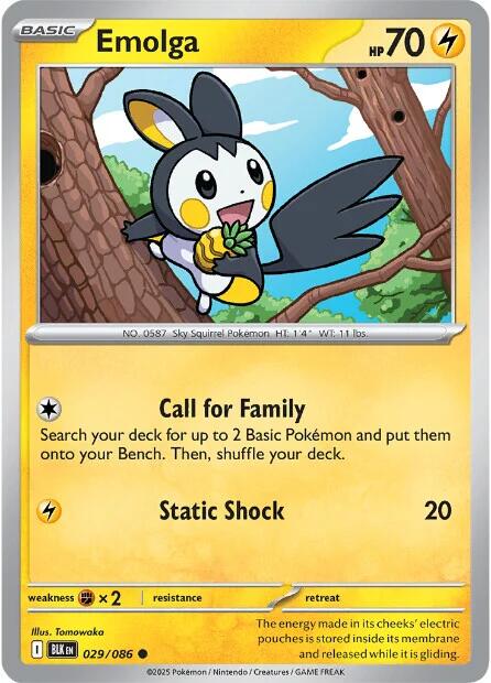 Emolga (029/086) [Scarlet & Violet: Black Bolt] | Clutch Gaming