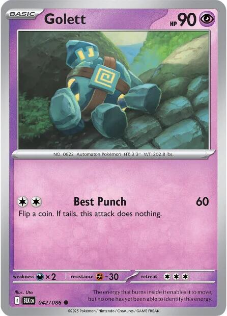 Golett (042/086) [Scarlet & Violet: Black Bolt] | Clutch Gaming