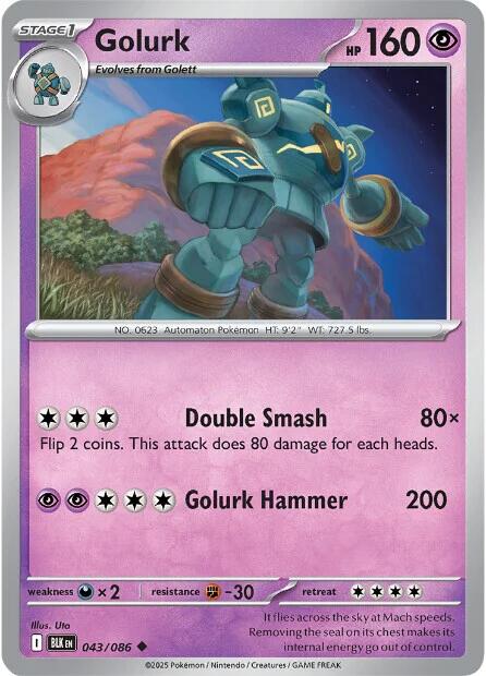 Golurk (043/086) [Scarlet & Violet: Black Bolt] | Clutch Gaming