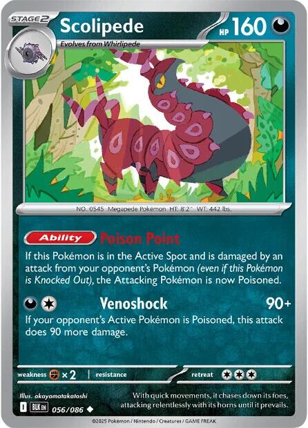 Scolipede (056/086) [Scarlet & Violet: Black Bolt] | Clutch Gaming
