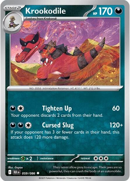 Krookodile (059/086) [Scarlet & Violet: Black Bolt] | Clutch Gaming