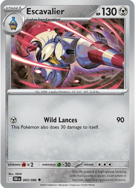 Escavalier (060/086) [Scarlet & Violet: Black Bolt] | Clutch Gaming
