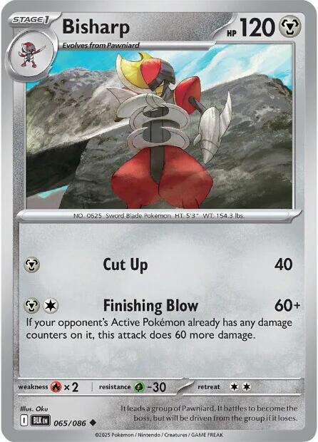 Bisharp (065/086) [Scarlet & Violet: Black Bolt] | Clutch Gaming