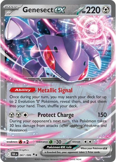 Genesect ex (067/086) [Scarlet & Violet: Black Bolt] | Clutch Gaming