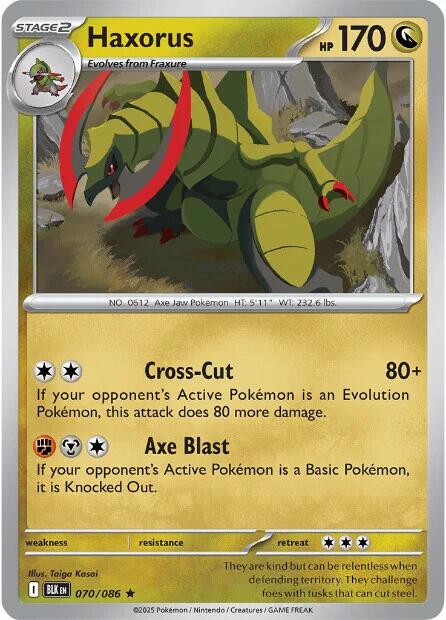 Haxorus (070/086) [Scarlet & Violet: Black Bolt] | Clutch Gaming