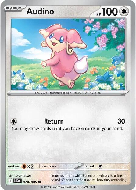 Audino (074/086) [Scarlet & Violet: Black Bolt] | Clutch Gaming