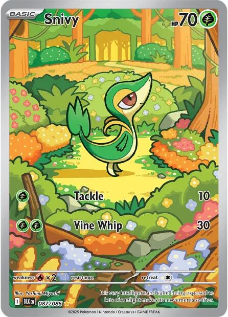 Snivy (087/086) [Scarlet & Violet: Black Bolt] | Clutch Gaming