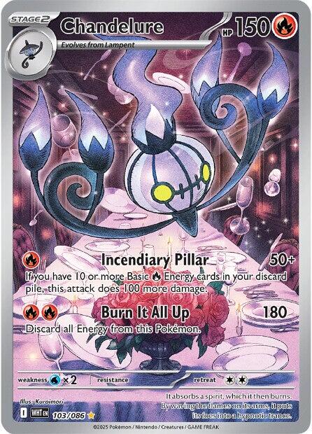 Chandelure (103/086) [Scarlet & Violet: White Flare] | Clutch Gaming