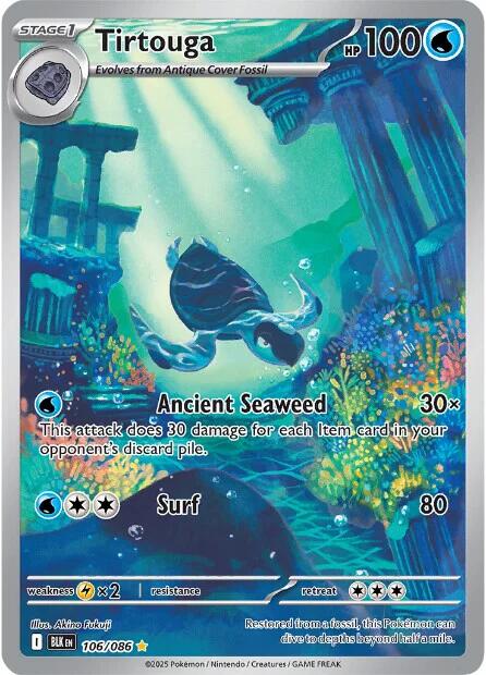 Tirtouga (106/086) [Scarlet & Violet: Black Bolt] | Clutch Gaming