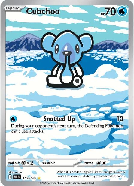 Cubchoo (109/086) [Scarlet & Violet: Black Bolt] | Clutch Gaming