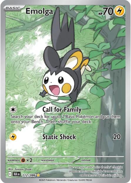 Emolga (112/086) [Scarlet & Violet: Black Bolt] | Clutch Gaming