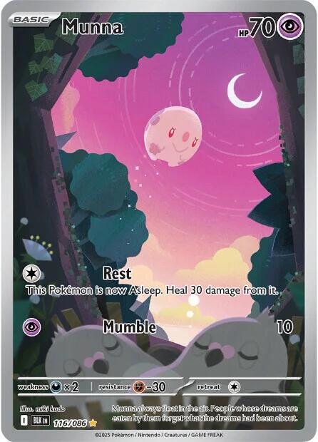 Munna (116/086) [Scarlet & Violet: Black Bolt] | Clutch Gaming