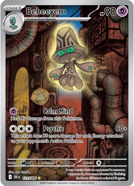 Beheeyem (121/086) [Scarlet & Violet: Black Bolt] | Clutch Gaming