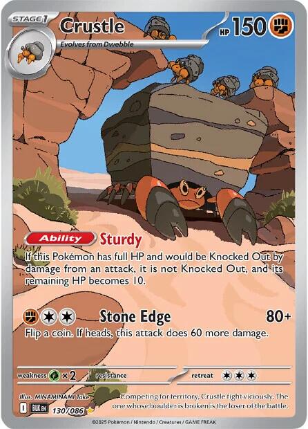 Crustle (130/086) [Scarlet & Violet: Black Bolt] | Clutch Gaming