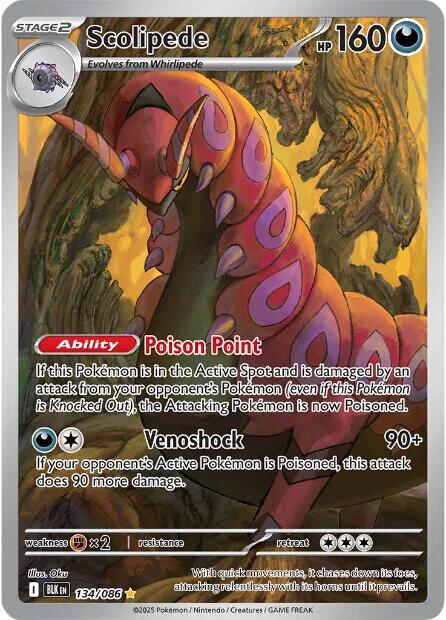 Scolipede (134/086) [Scarlet & Violet: Black Bolt] | Clutch Gaming