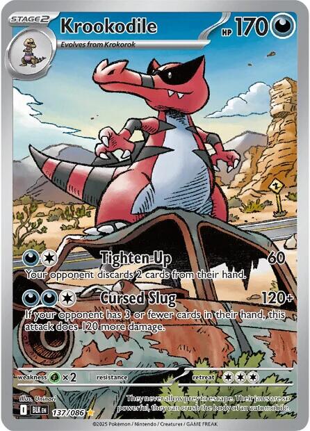 Krookodile (137/086) [Scarlet & Violet: Black Bolt] | Clutch Gaming