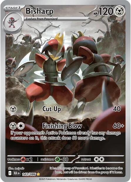 Bisharp (143/086) [Scarlet & Violet: Black Bolt] | Clutch Gaming