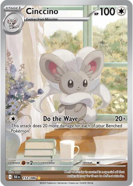 Cinccino (153/086) [Scarlet & Violet: Black Bolt] | Clutch Gaming