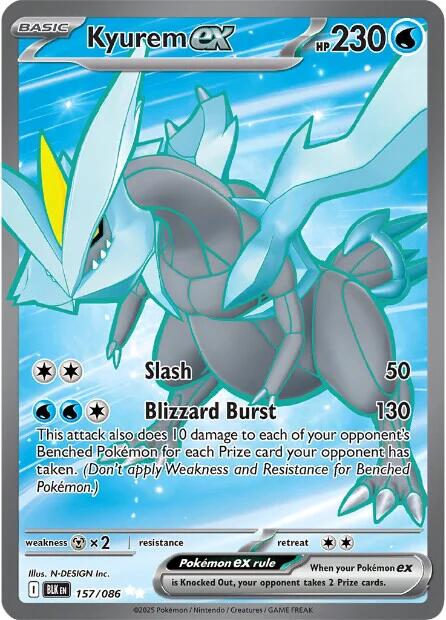 Kyurem ex (157/086) [Scarlet & Violet: Black Bolt] | Clutch Gaming