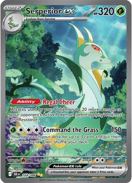 Serperior ex (164/086) [Scarlet & Violet: Black Bolt] | Clutch Gaming