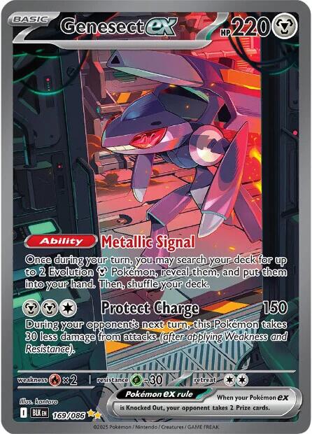 Genesect ex (169/086) [Scarlet & Violet: Black Bolt] | Clutch Gaming