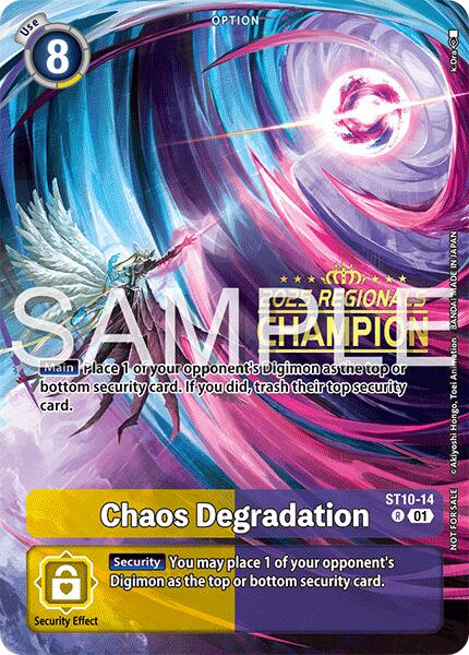 Chaos Degradation [ST10-14] (Regionals 25-26 Season 2 Champion) [Starter Deck: Parallel World Tactician] | Clutch Gaming