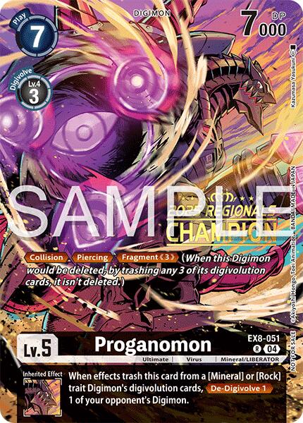 Proganomon [EX8-051] (Regionals 25-26 Season 2 Champion) [Chain of Liberation] | Clutch Gaming
