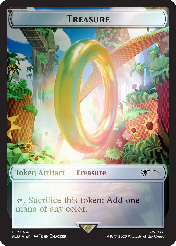 Treasure Token (2094) (Rainbow Foil) [Secret Lair Drop Series] | Clutch Gaming