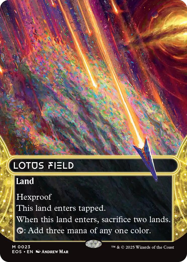 Lotus Field (0023) (Borderless) [Edge of Eternities: Stellar Sights] | Clutch Gaming