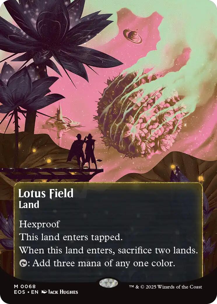 Lotus Field (0068) (Borderless) [Edge of Eternities: Stellar Sights] | Clutch Gaming