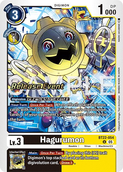 Hagurumon [BT22-054] [Cyber Eden Release Event Cards] | Clutch Gaming