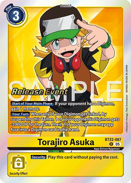 Torajiro Asuka [BT22-087] [Cyber Eden Release Event Cards] | Clutch Gaming
