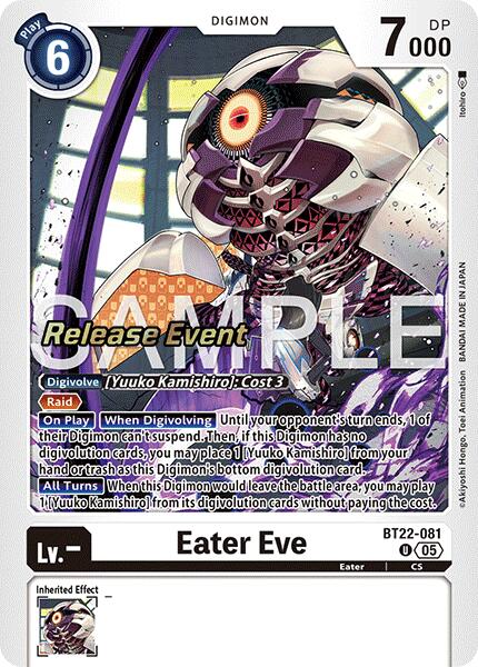 Eater Eve [BT22-081] [Cyber Eden Release Event Cards] | Clutch Gaming