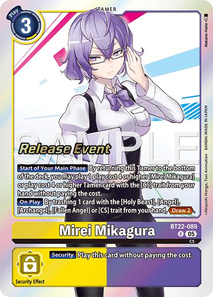 Mirei Mikagura [BT22-089] [Cyber Eden Release Event Cards] | Clutch Gaming
