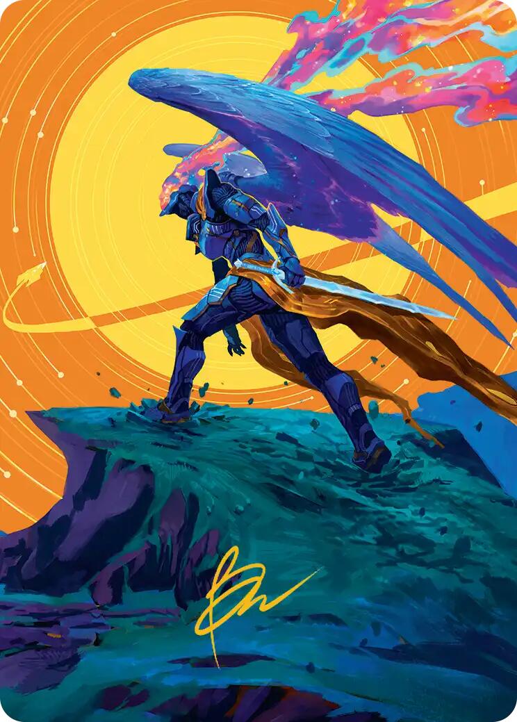 Astelli Reclaimer Art Card (Gold-Stamped Signature) [Edge of Eternities Art Series] | Clutch Gaming