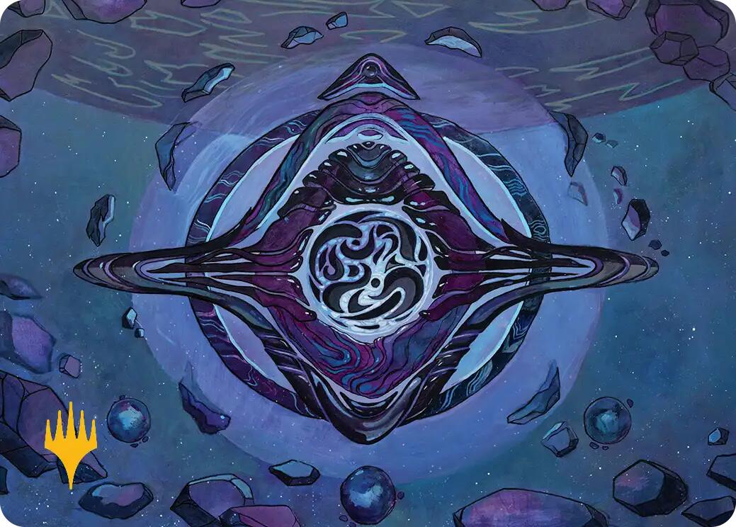 Archenemy's Charm Art Card (Gold-Stamped Planeswalker Symbol) [Edge of Eternities Art Series] | Clutch Gaming