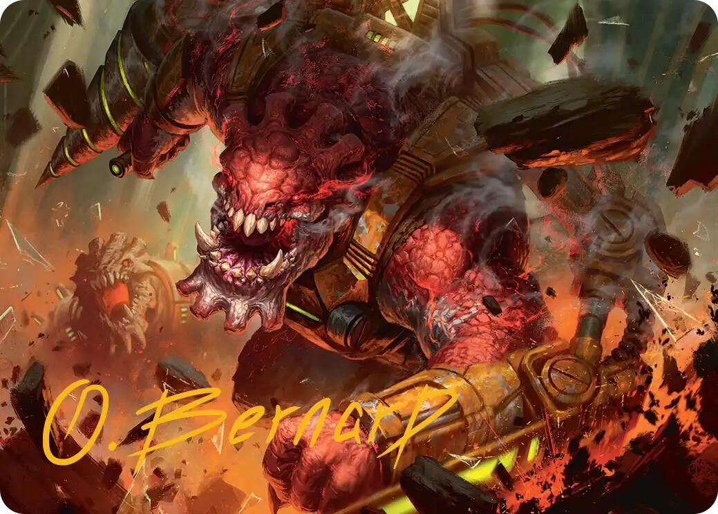 Full Bore Art Card (Gold-Stamped Signature) [Edge of Eternities Art Series] | Clutch Gaming