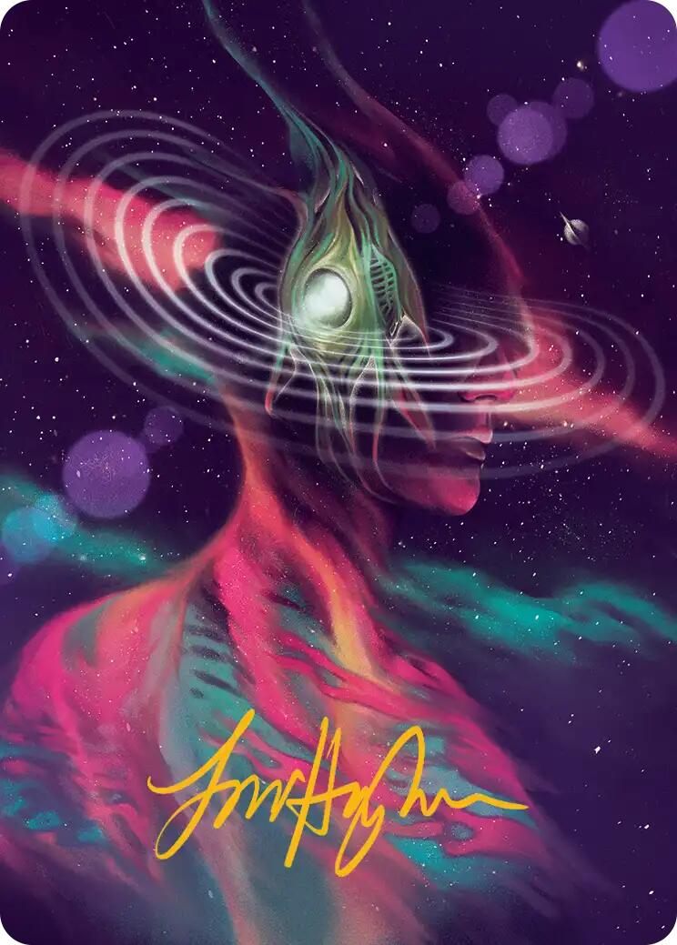 Terrasymbiosis Art Card (Gold-Stamped Signature) [Edge of Eternities Art Series] | Clutch Gaming