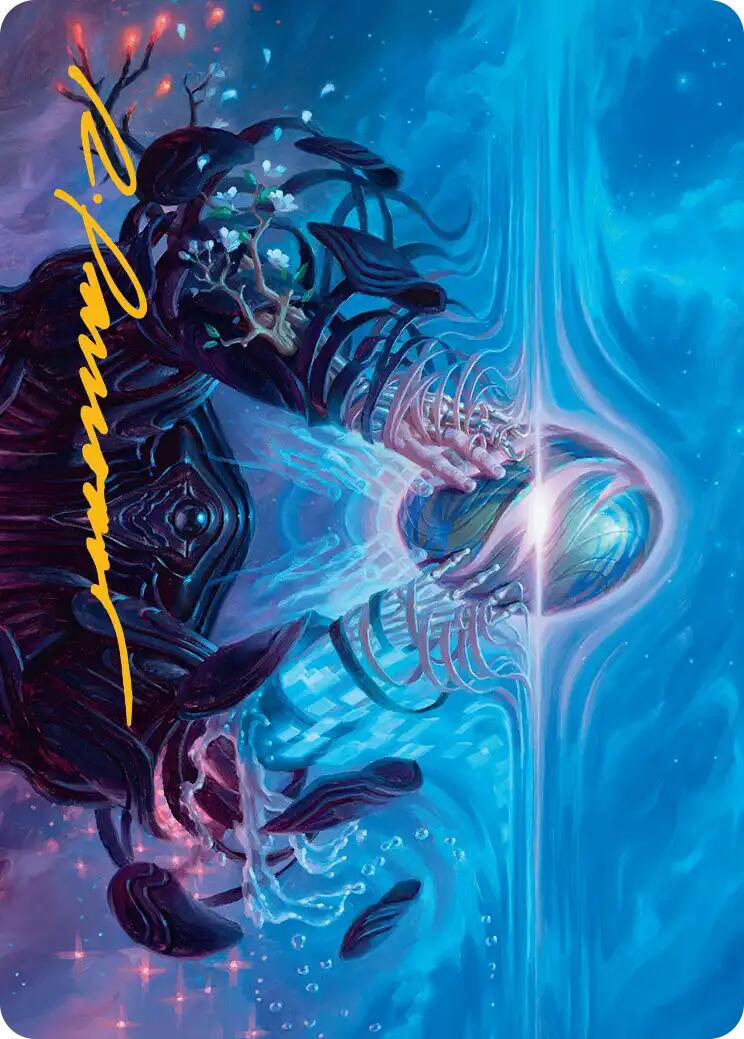 The Endstone Art Card (Gold-Stamped Signature) [Edge of Eternities Art Series] | Clutch Gaming