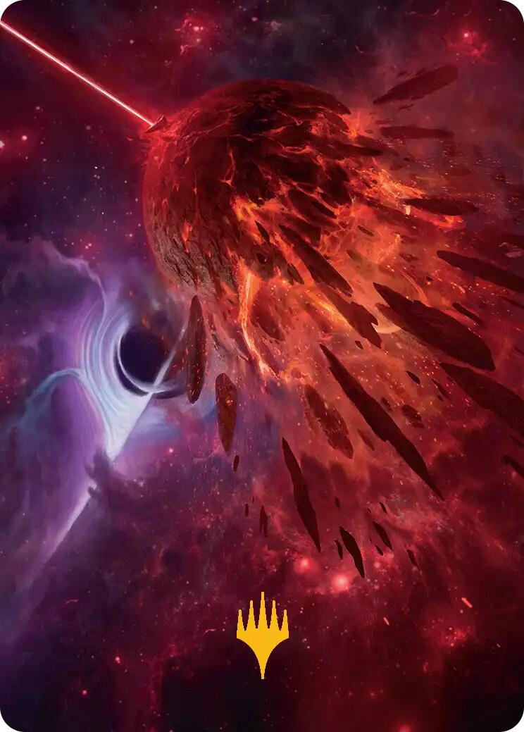 Kavaron, Memorial World Art Card (Gold-Stamped Planeswalker Symbol) [Edge of Eternities Art Series] | Clutch Gaming